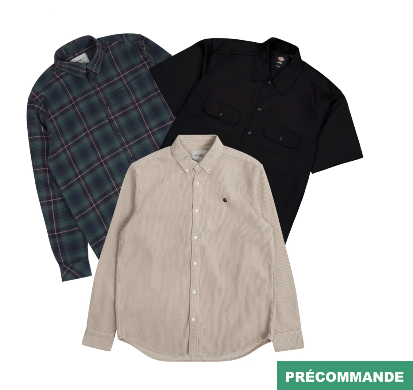Pièces Chemise Carhartt & Dickies