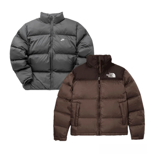Pièces Branded Puffer Jacket